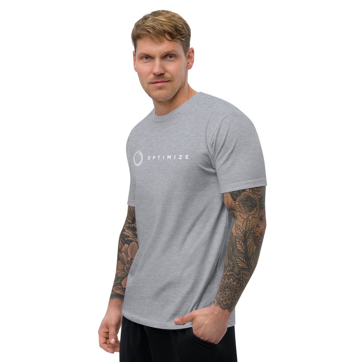 Mens Fitted Pre-Shrunk Short Sleeve T-shirt