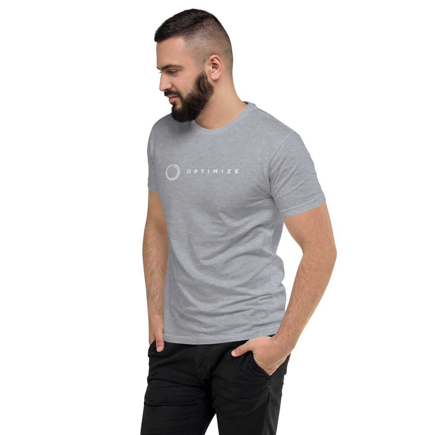 Mens Fitted Pre-Shrunk Short Sleeve T-shirt